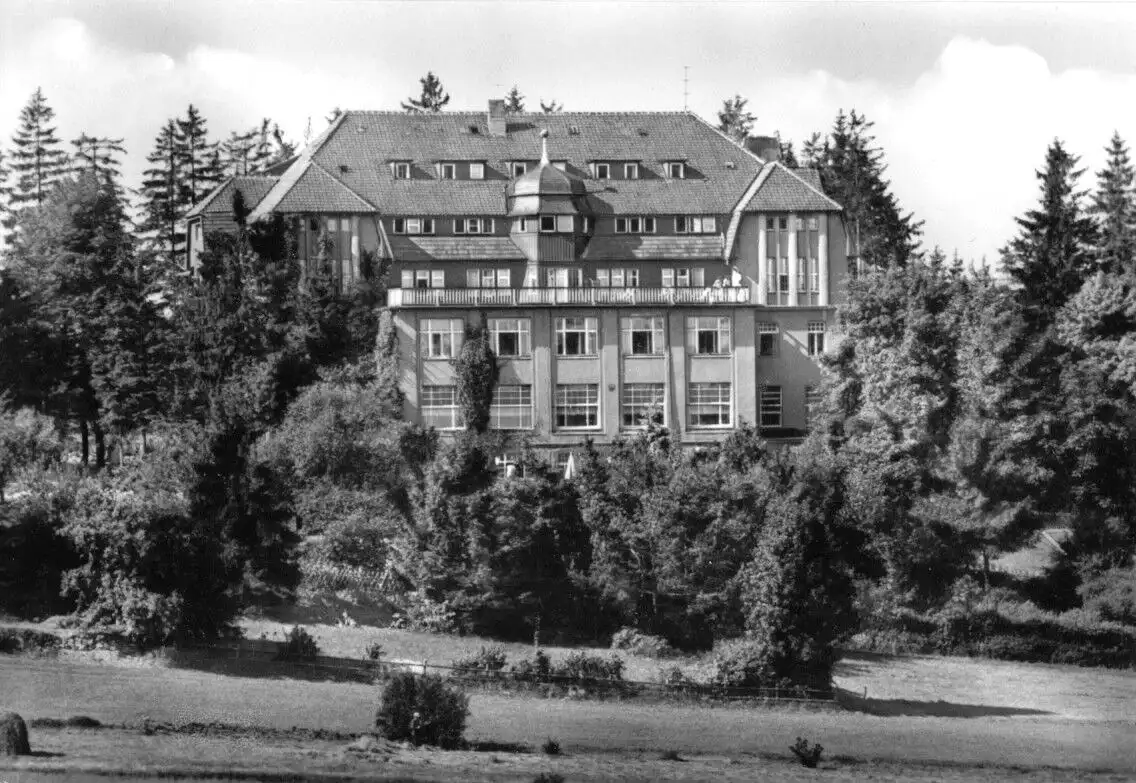 AK, Friedrichsbrunn Ostharz, Sanatorium, 1973