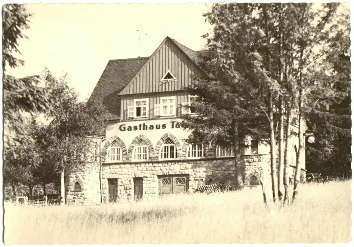 AK, Carlsfeld Erzgeb., Gaststätte Talsperre Sommer 1962