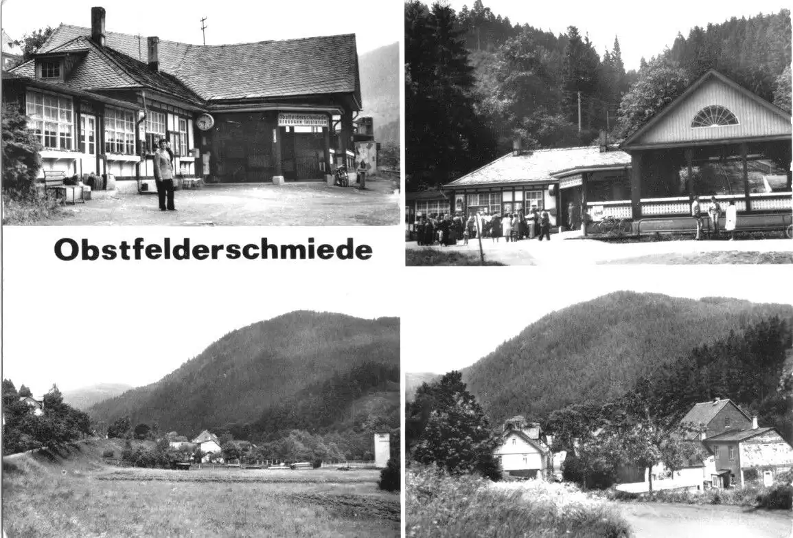 AK, Obstfelderschmiede Thür., vier Abb., 1981