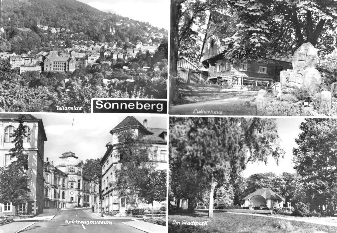 AK, Sonnenberg Thür., vier Abb., 1982