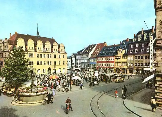 AK, Naumburg, Wilhelm-Pieck-Platz, 1972