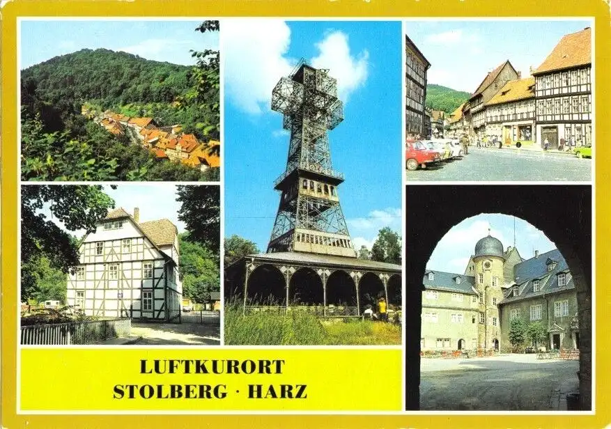 AK, Stolberg Harz, fünf Abb., 1986