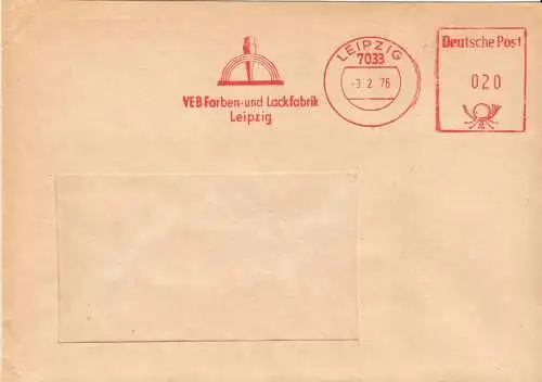 AFS, VEB Farben- und Lackfabrik Leipzig, o Leipzig, 7033, 3.2.76