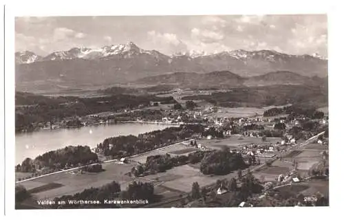 AK, Velden am Wörthersee, Karawankenblick, um 1940