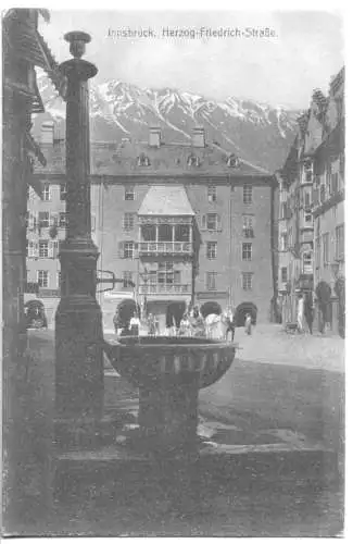 AK, Innsbruck, Herzog-Friedrich-Str., um 1922