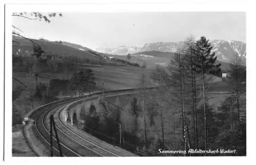 AK, Eichberg, Bahnlinie, Abfaltersbach-Viaduct, 1929