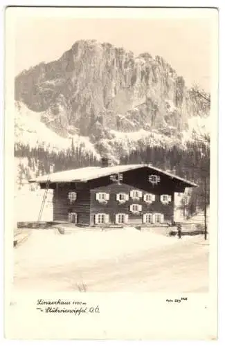 AK, Linzerhaus mit dem Stubwieswipfel, 1951