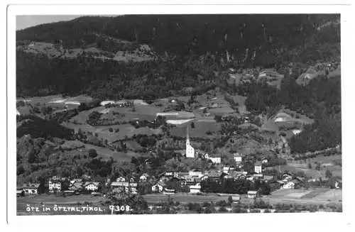 AK, Ötz im Ötztal, Gesamtansicht, 1954