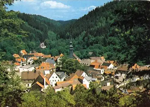 AK, Wirsberg im Fichtelgeb., Teilansicht mit Kirche, 1981