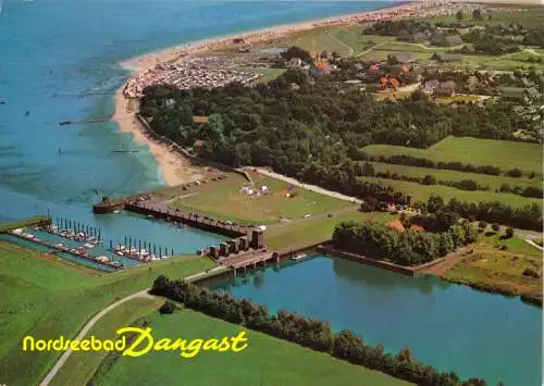 AK, Nordseebad Dangast, Luftbildtotale, 1988