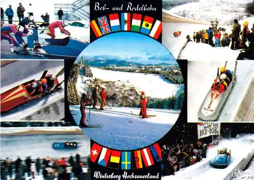 AK, Winterberg Hochsauerland, Bob- und Rodelbahn, sieben Abb., 1991