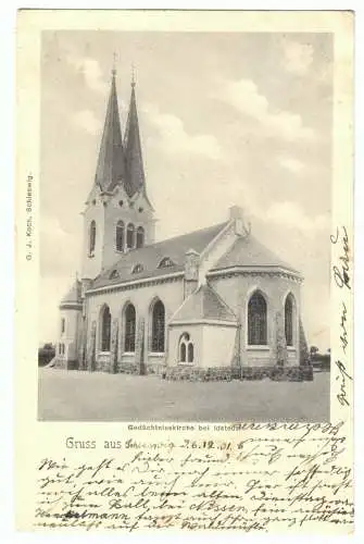 AK, Schleswig, Gedächtniskirche bei Idstedt, 1901