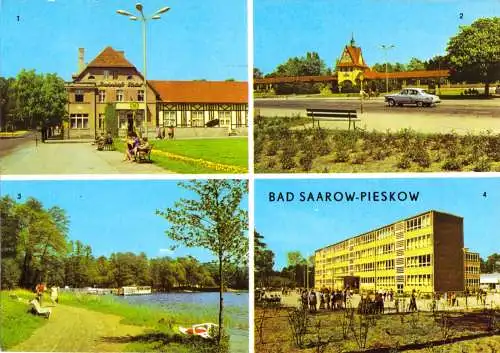 AK, Bad Saarow-Pieskow, vier Abb., 1976