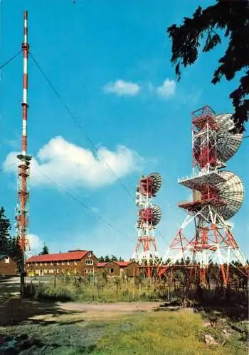 AK, Torfhaus Oberharz, Sendeanlagen der Bundespost, 1970