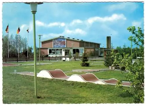 AK, Wiesmoor, Hallenbad und Minigolfanlagen, 1970