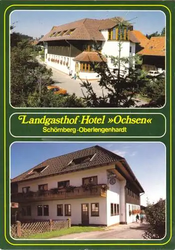 AK, Schömberg - Oberlengenhardt, Landgasthof - Hotel "Ochsen", 1989