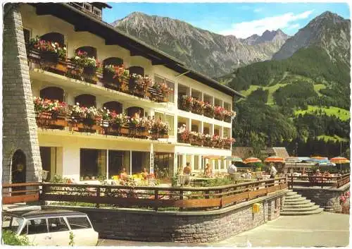 AK, Langenwang bei Oberstdorf Allgäu, Hotel Sonnenbichl, 1973