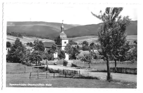 AK, Oberhain Thür. Wald, Kirche, 1962