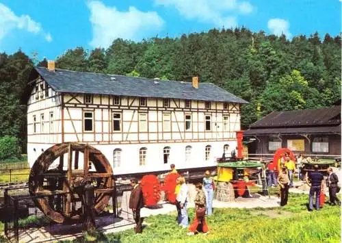 AK, Ziegenrück Kr. Schleiz, Museum für Wasserkraftnutzung, belebt, 1980