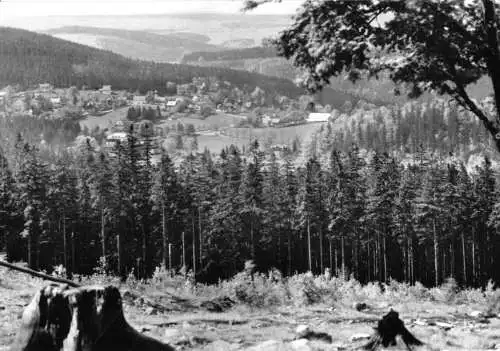 AK, Bärenfels Osterzgeb., Blick von der Tellkoppe, 1980