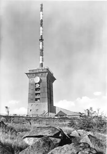 AK, Brocken Harz, Gipfelbebauung, 1961