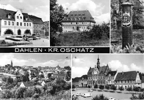 AK, Dahlen Kr. Oschatz, fünf Abb., 1975