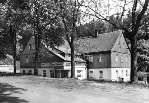 AK, Waschleite Erzgeb., Gaststätte "Osterlamm", 1977