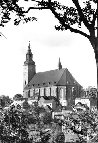 AK, Schneeberg Erzgeb., Kirche St. Wolfgang, 1976