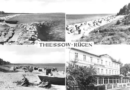 AK, Thiessow Rügen, vier Abb., 1979