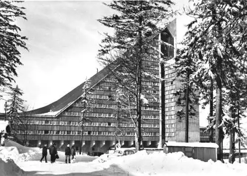 AK, Oberhof Thür. Wald, Panorama-Hotel, Winteransicht, 1971