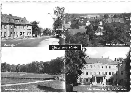 AK, Kreba - Neudorf, vier Abb., 1965