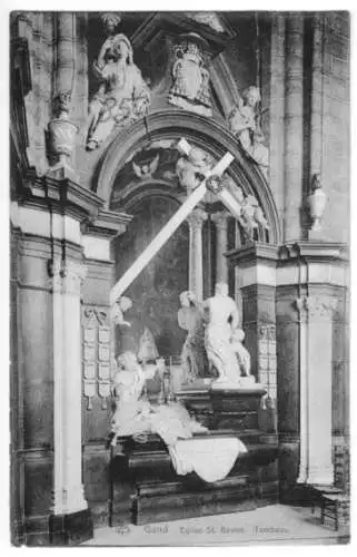 AK, Gand, Gent, Eglise St. Bavon, Tombeau, 1914