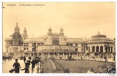 AK, Ostende, Oostende, Le Kursaal, vu derrière, um 1915