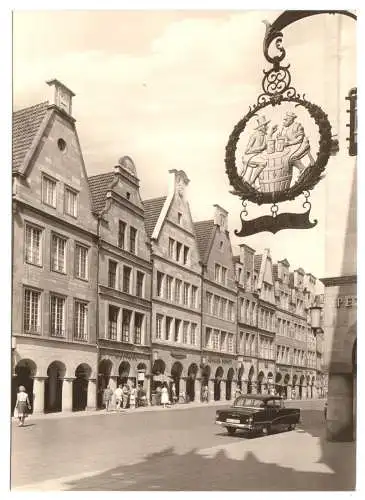 AK, Münster Westf., Prinzipalmarkt, um 1970