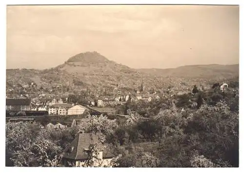 AK, Reutlingen, Gesamtansicht, Version 3, Achalm, 1960, Echtfoto, Handabzug