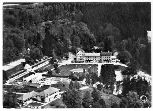 AK, Wartenberg Obb., Sanatorium, Luftbildansicht, um 1970