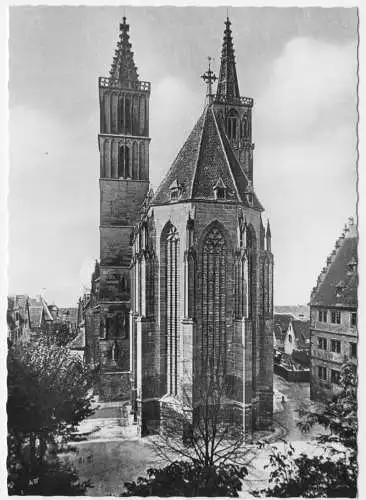 AK, Rothenburg ob der Tauber, St. Jakobskirche, um 1960