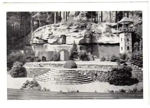 AK, Bremke über Göttingen, Waldbühne Bremke, 1960