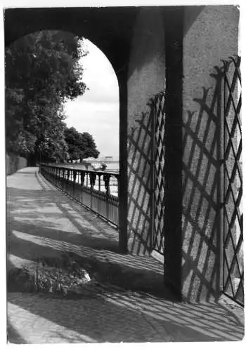 AK, Hamburg Blankenese, Elbpromenade, Baur's Park, um 1959