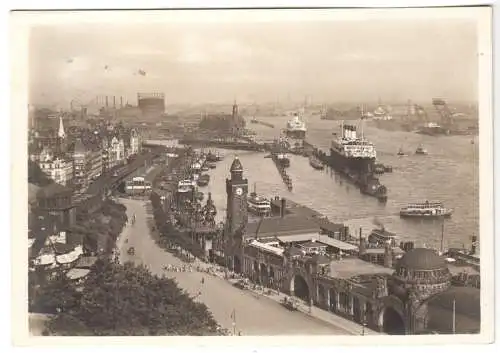 AK, Hamburg, Hafen-Panorama, 1931