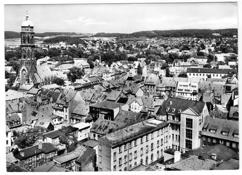 AK, Göttingen, Blick vom Johannisturm nach dem Hainberg, um 1970