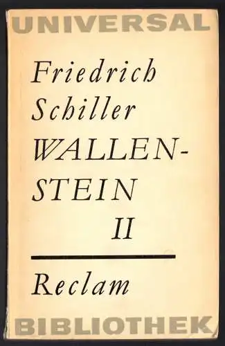 Schiller, Friedrich, Wallenstein II, 1964, Reclam 42