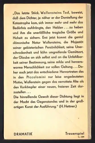 Schiller, Friedrich, Wallenstein II, 1964, Reclam 42