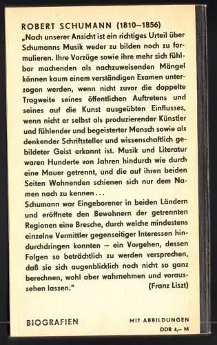 Laux, Karl; Robert Schumann, 1982, Reclam 119