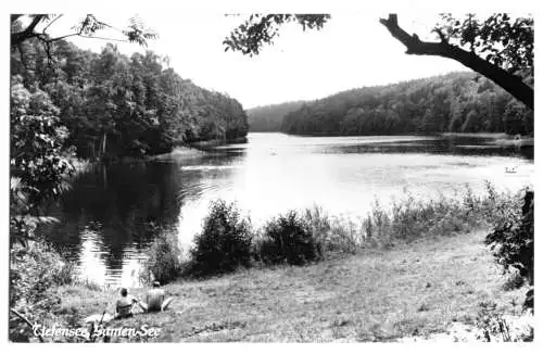 AK, Tiefensee Kr. Bad Freienwalde, Am Gamensee, Version 2, 1962