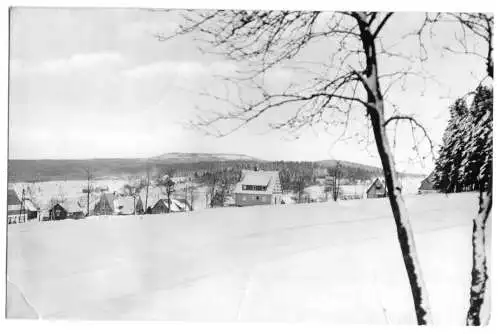 AK, Schellerhau Kr. Dippoldiswalde, Kahleberg, Winteransicht, 1959