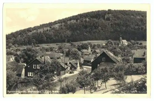 AK, Martinroda Thür. Wald, Kr. Ilmenau, Teilansicht, 1951