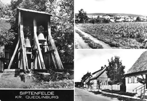 AK, Siptenfelde Kr. Quedlinburg, drei Abb., 1985