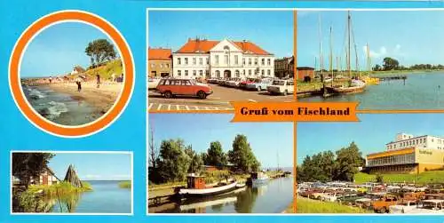 AK lang, Gruß vom Fischland, sechs Abb., 1983