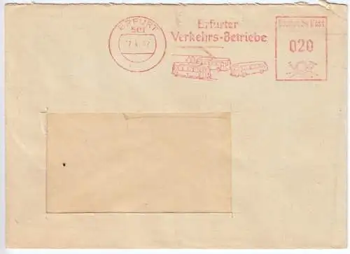 AFS, Erfurter Verkehrs-Betriebe, o Erfurt, 501, 7.4.72